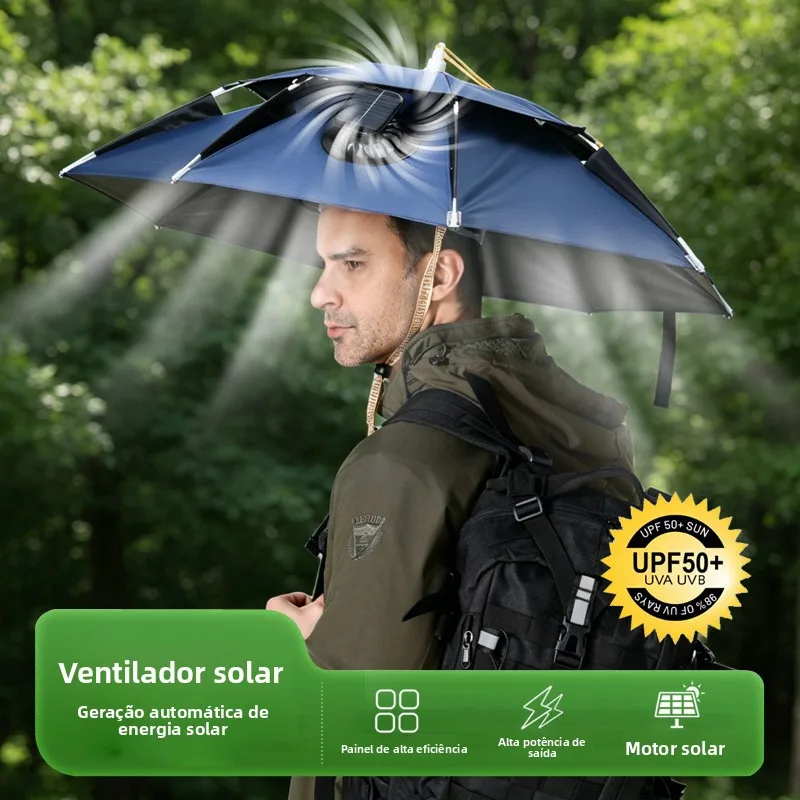 solar-powered-fishing-hat-umbrella-head-mounted-fan-sunshade-fishing-shade-outdoor-camping-travel-gear-wild-explorer-brand