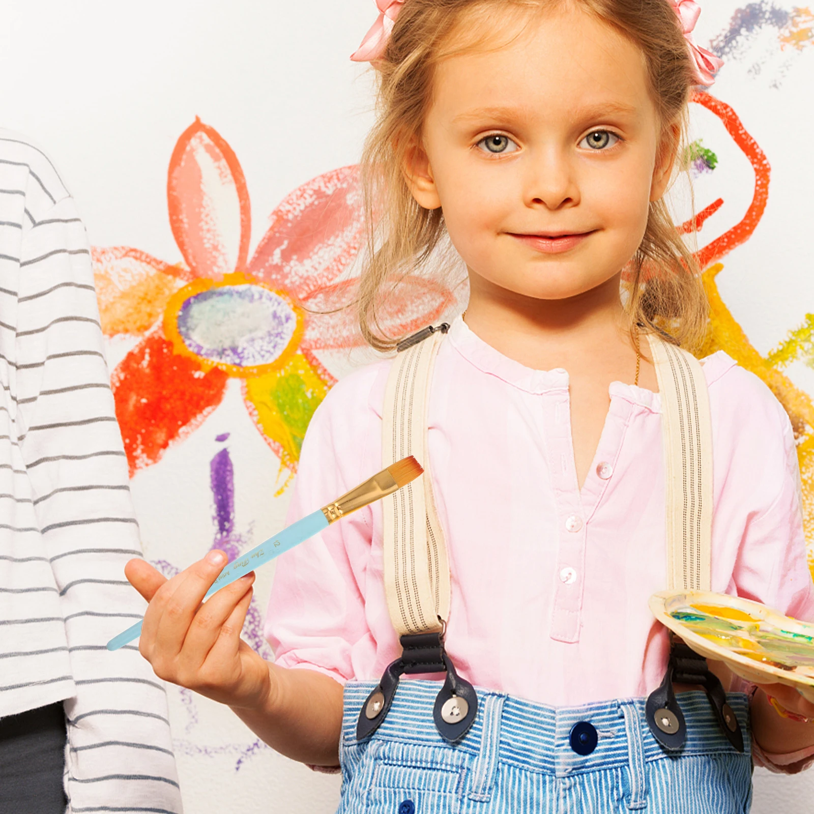 

Nylon Paint Wood Watercolor Painting Brush H Durable Bristles Kids Art Tools Watercolor Brush Set Easy Clean Painting