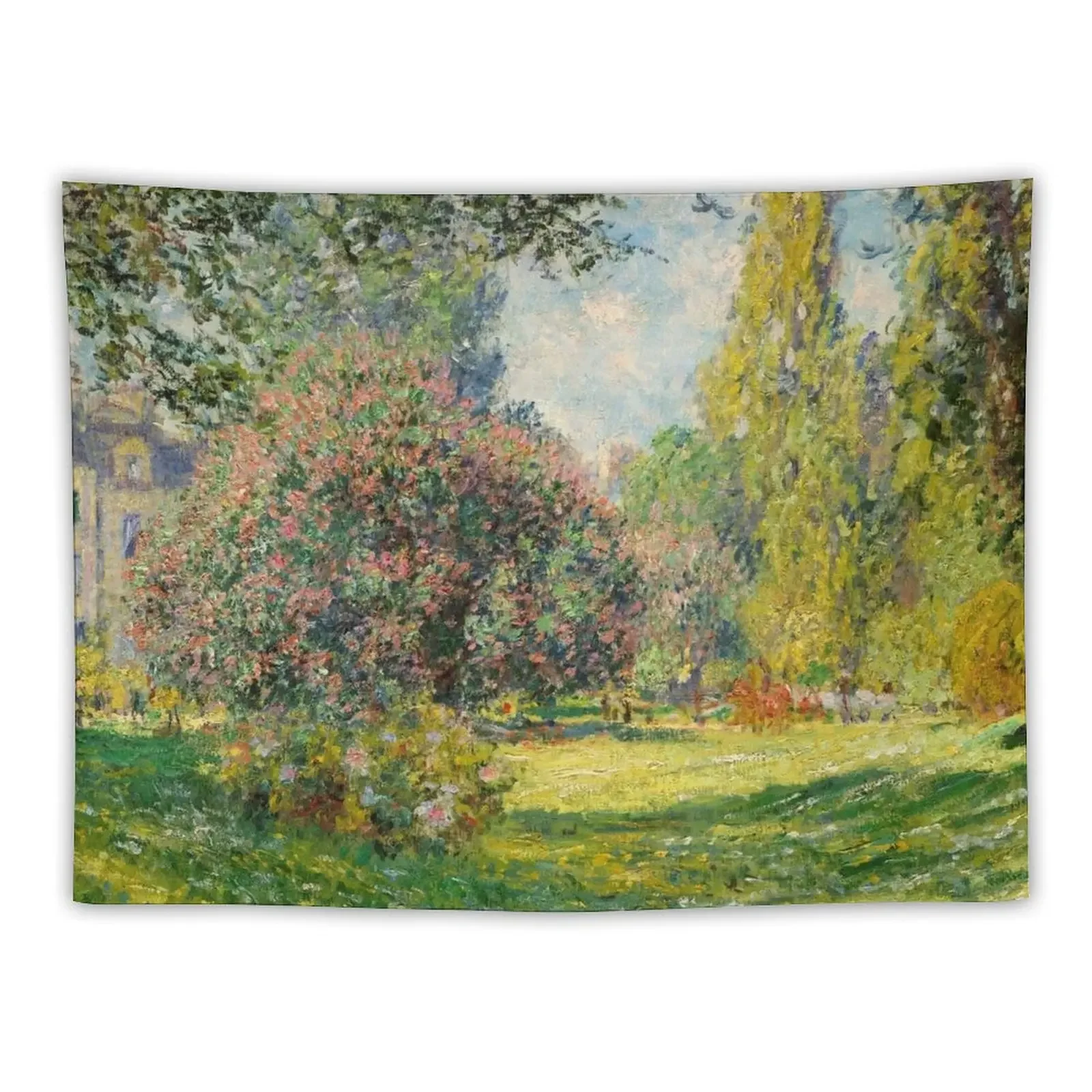 Landscape The Parc Monceau Claude Monet Tapestry Wall Decorations Funny Things To The Room Tapestry