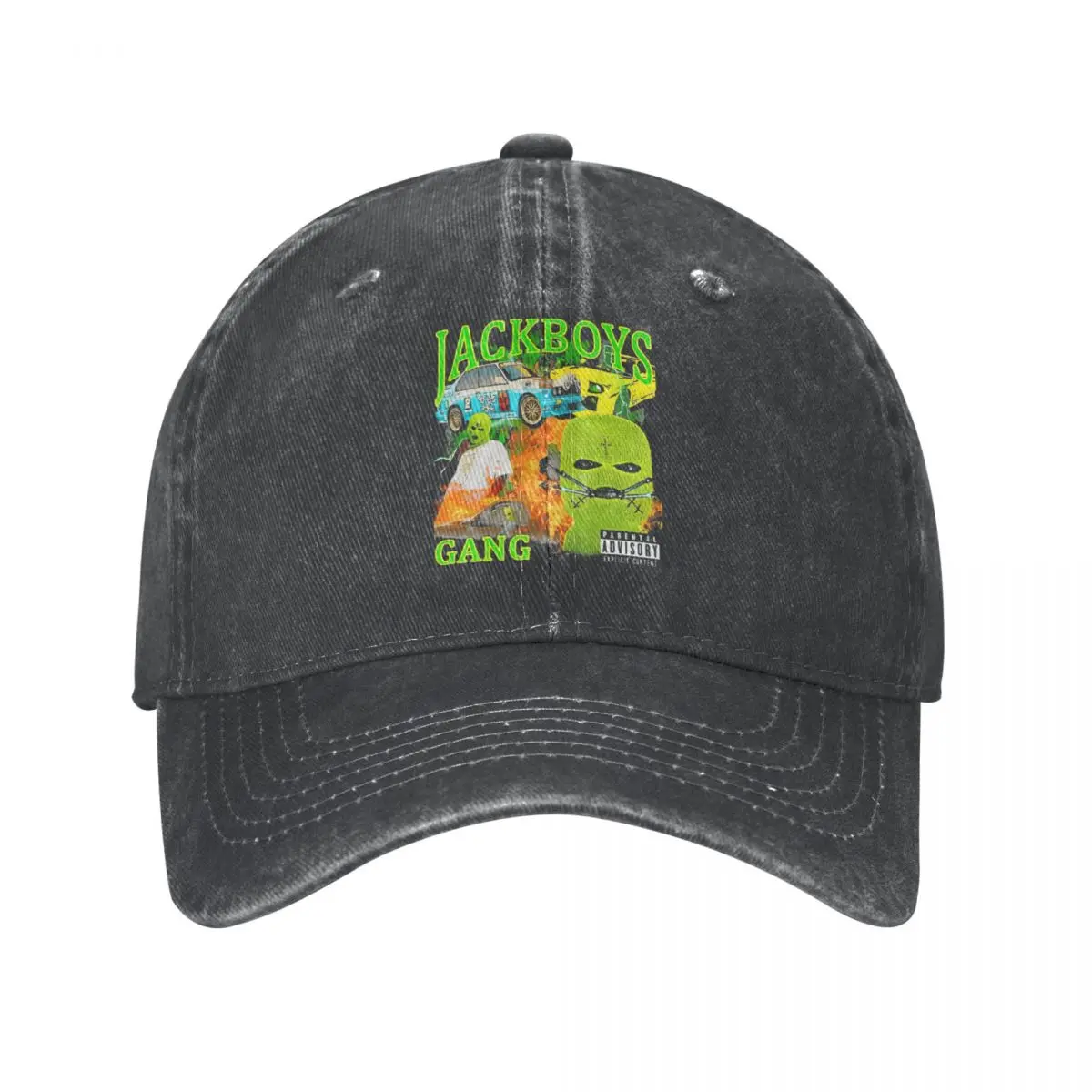 Unique JACKBOYS Bootleg Baseball Caps Stuff Vintage Distressed Denim Cactus Jack Concert Tour Dad Hat Casquette Unisex Outdoor