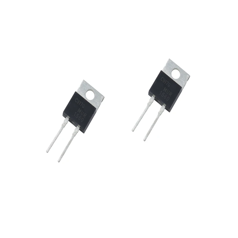 10PCS  MUR1560G MUR1520G MUR1660G MUR1620 CT U1620G TO-220-2 Fast Recovery Rectifier Diode New Good Quality Chipset