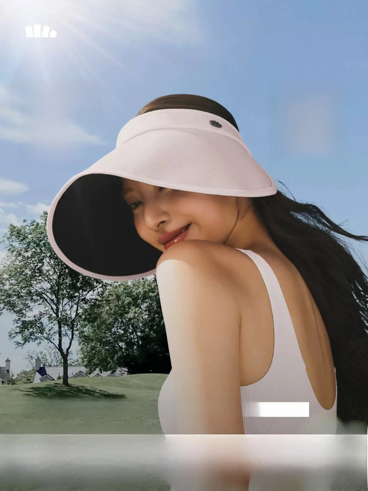 chapeau-pare-soleil-leger-et-pliable-en-feuille-de-bananier-protection-uv-pour-l'exterieur-visiere-laterale-ouverte-chapeau-de-soleil-pour-femmes-avec-sangle-reglable
