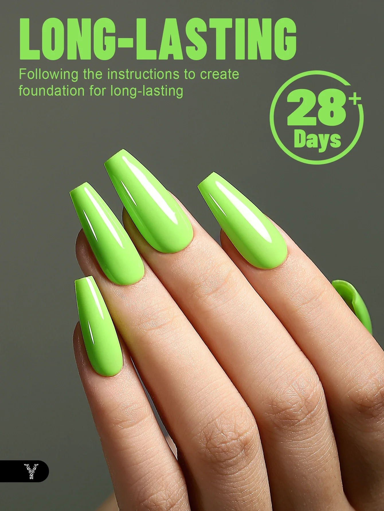 YOKEFELLOW Gel Nail Polish 10ml AB028 Milky White Neon Green Color Gel Varnish Soak off Gel Polish Nail Art Semi Permanent Nail