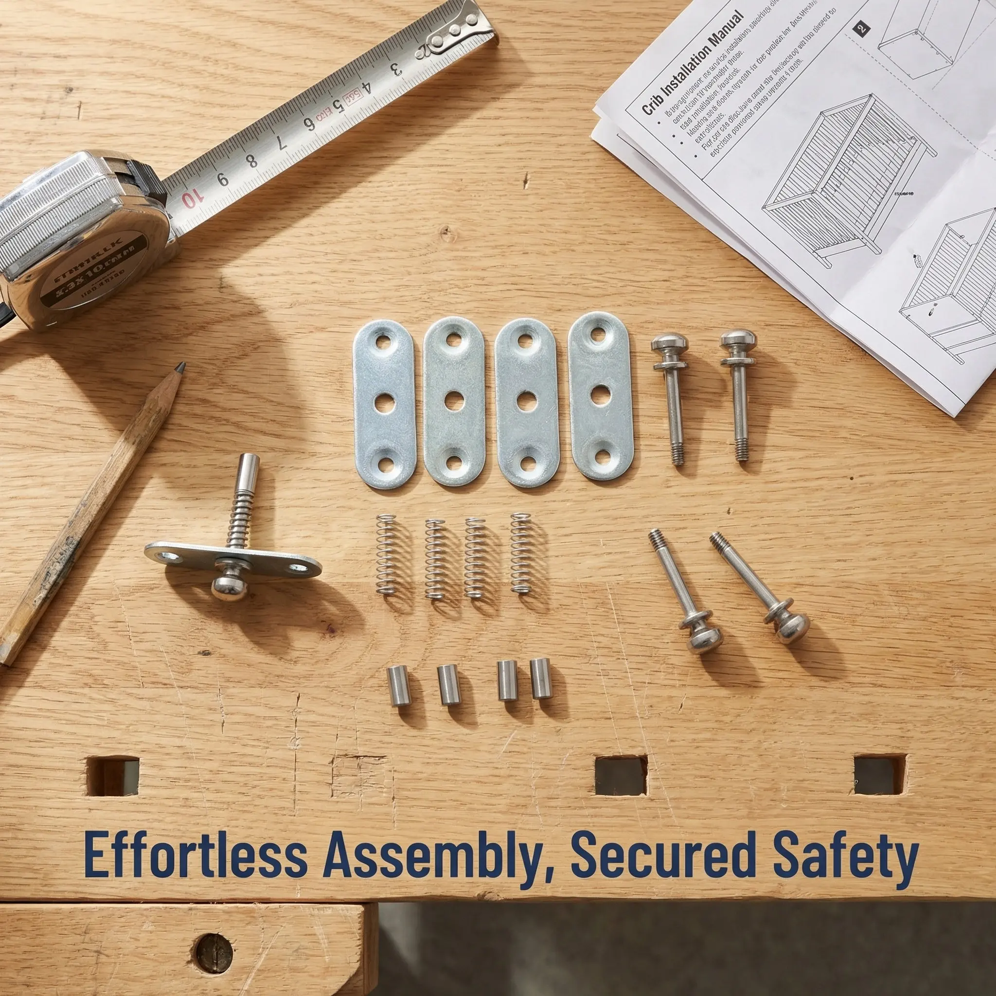 ชุดสลักสปริงเตียงเด็กสแตนเลส 5 - Universal Furniture Hardware บทวิจารณ์และราคา
