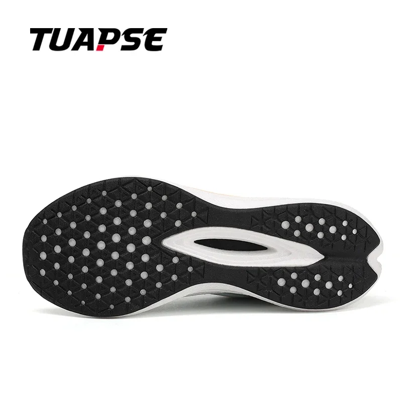 TUAPSE Herfst Winter Heren Sportschoenen Carbon Plaat Microfiber Leer Wol Warm Pluche Waterdichte Antislip Paar Loopschoenen