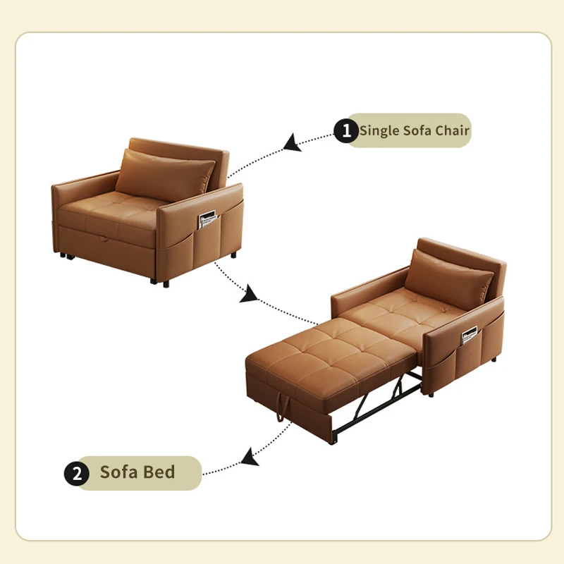 Cheap Low Prices Living Room Bedroom Furniture Modern Indoor Daybed Sleeper Single Sofa Come Bed Pull Out Sofa Bedpromote sales - Image 3
