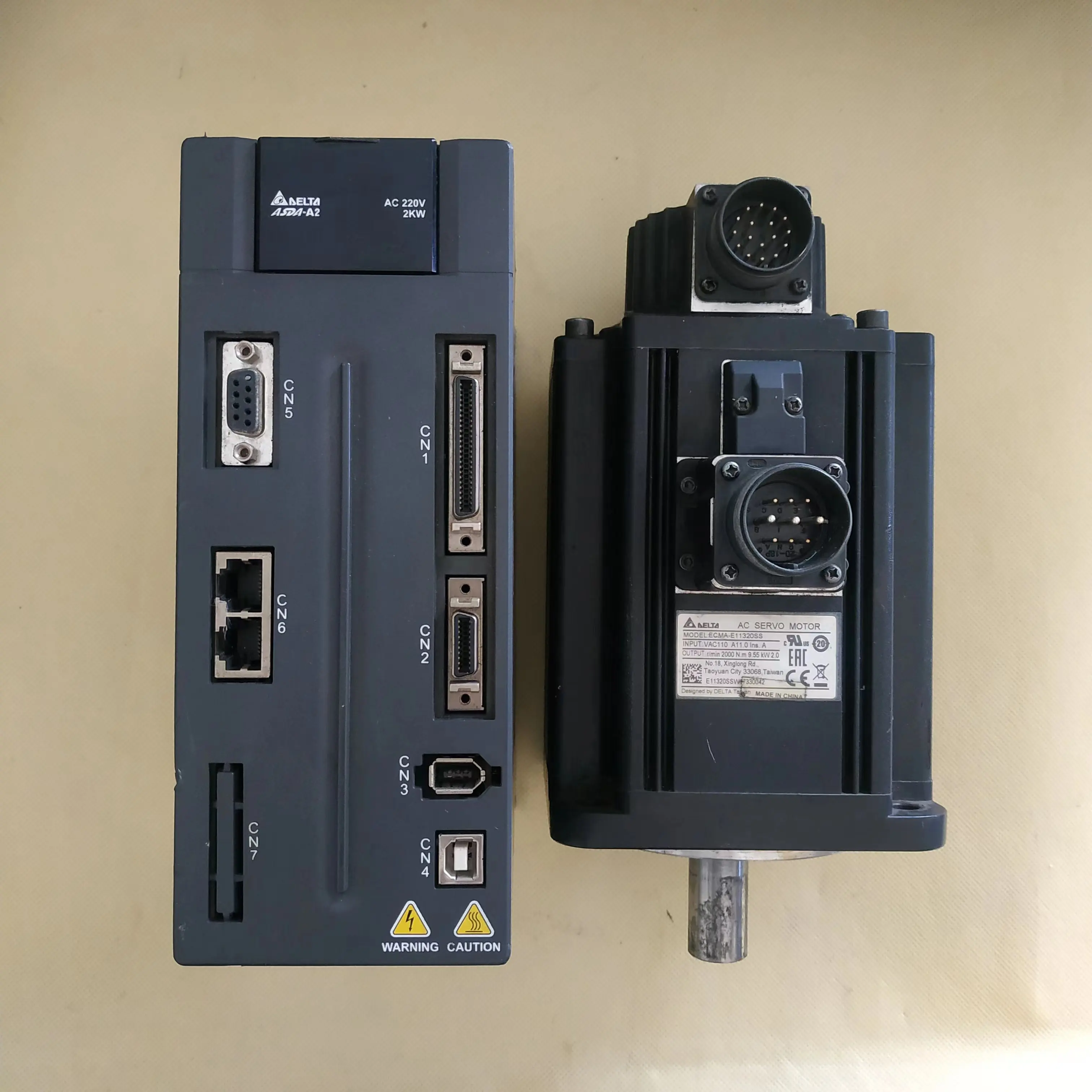 

Disassemble A2 Delta 2000W Servo Drive Motor Set ASD-A2-2023-M/ECMA-E11320SS