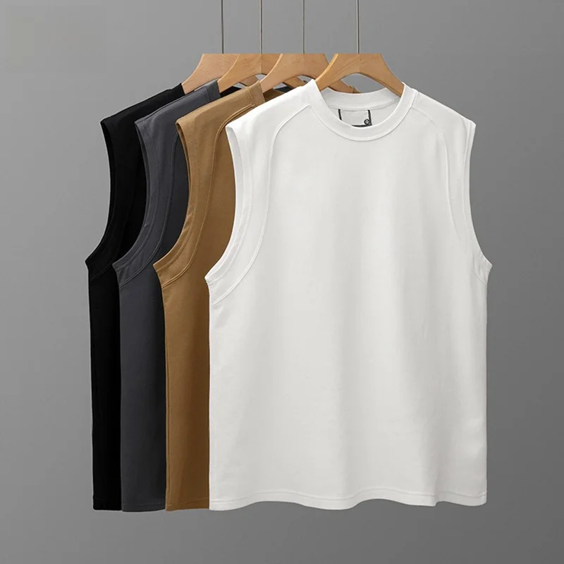 

'n 300 г тяжелый жилет Svel, мужская летняя американская спортивная футболка с объемным плечом для бейсбола, уличная повседневная одежда