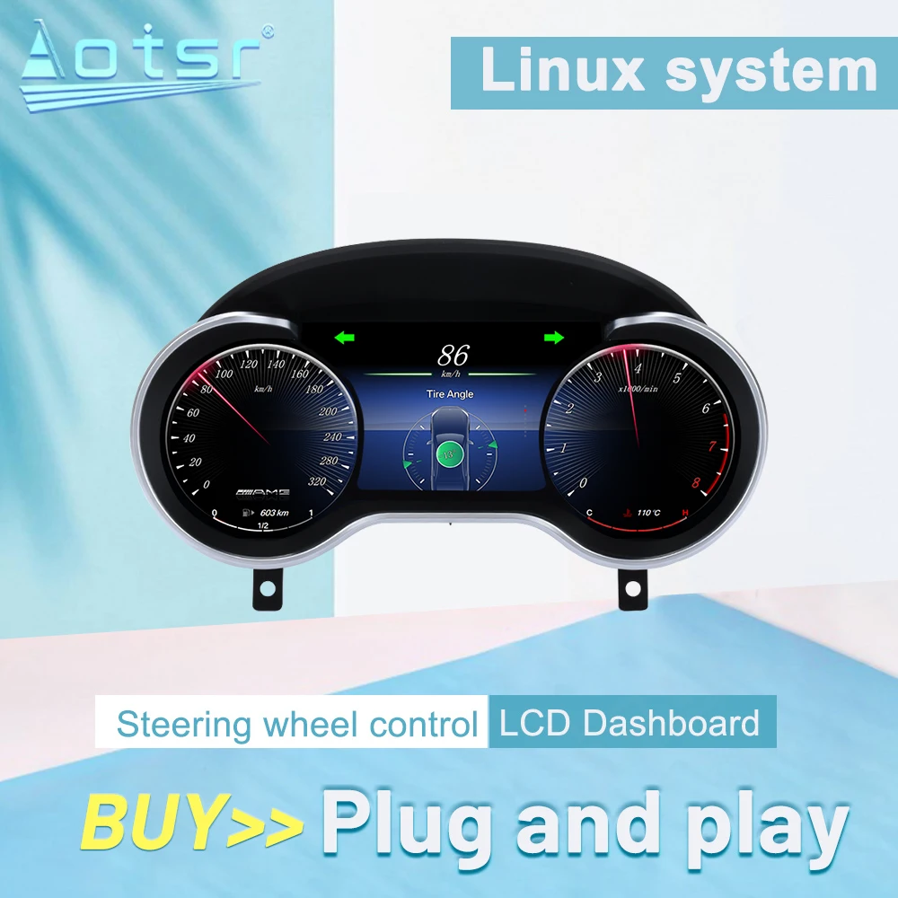 

Digital Cluster For Mercedes-Benz ML/GL 2012-2015 G-Class 2013-2018 GLE 2015-2019 GLS 2016-2019 LCD Instrument panel Virtual