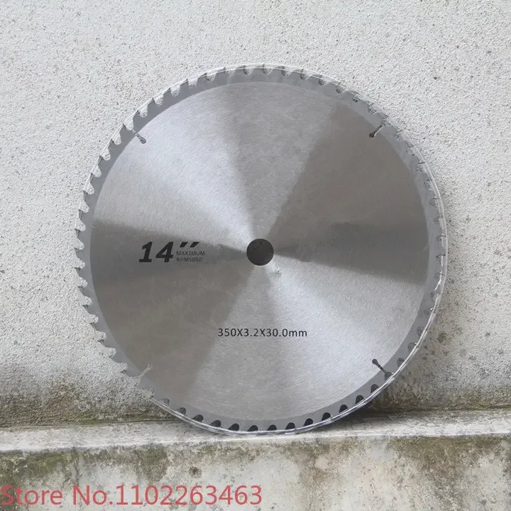 14 inch woodworking saw blade 350 * 3.0 * 25.4 alternating toothed saw blade for steel cutting machines