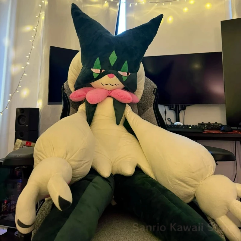 150CM Giant Pokemon Kawaii Meowscarada Plush Cartoon Anime Plushies Comfortable Soft Doll Room Cushion Decor Children\'s Toy Gift