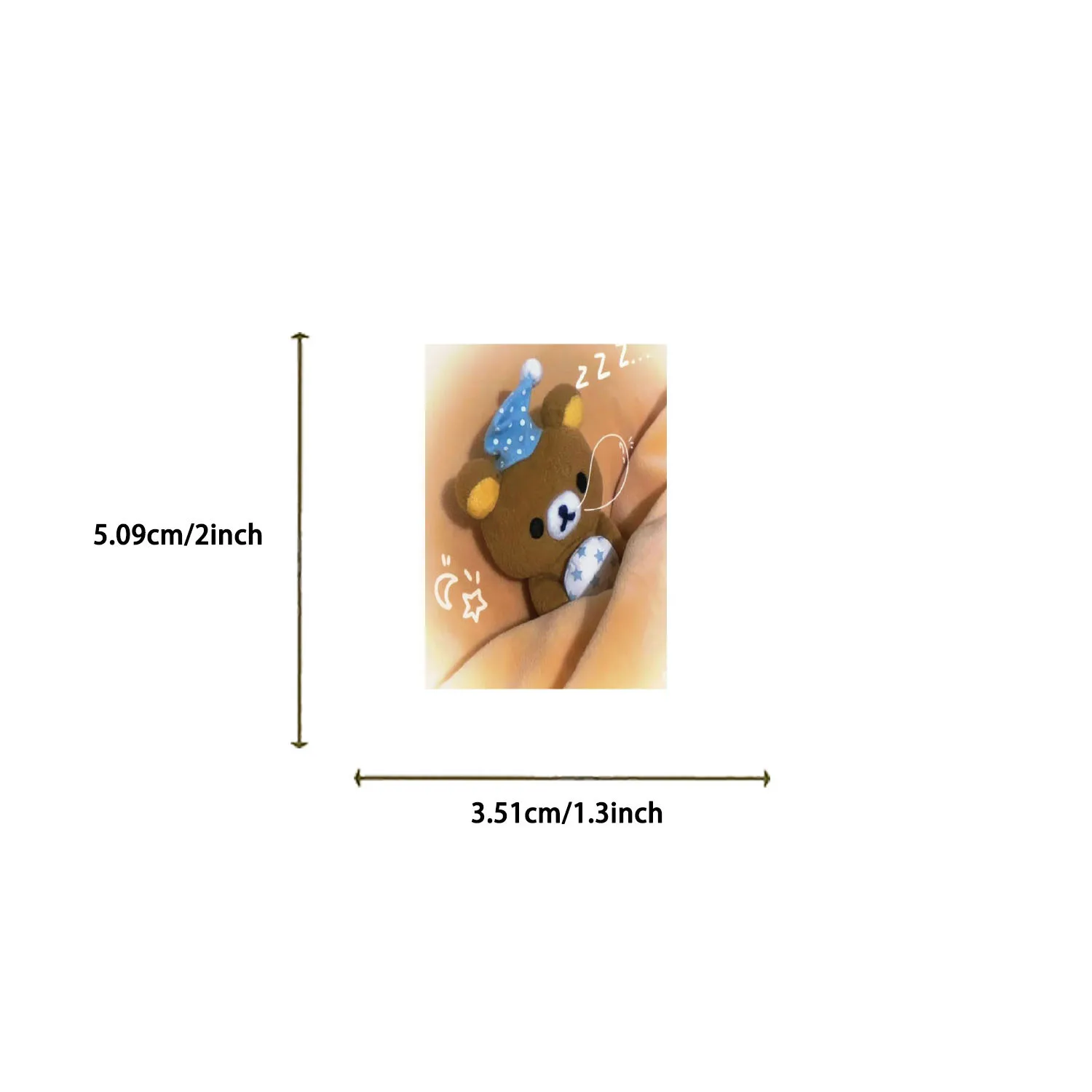 10/30/64PCS Cute Rilakkuma Toro Lnoue Max Polaroid Joke Bear Stickers Graffiti Creative Decorative Water Cup Pencil Box Scooter - Image 6