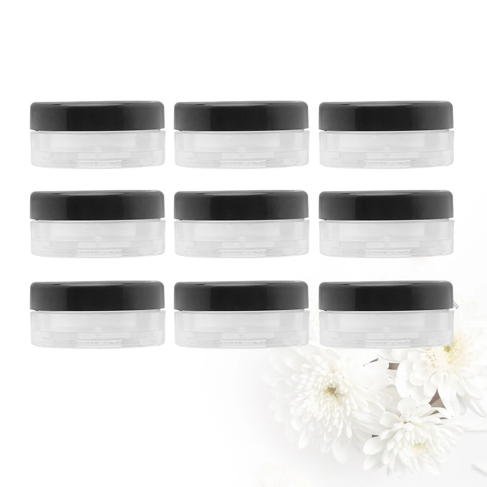 

10Pcs Lightweight Portable Loose Powder Box Honey Powder Compact Travel Makeup Storage Leak Resistant Empty Box