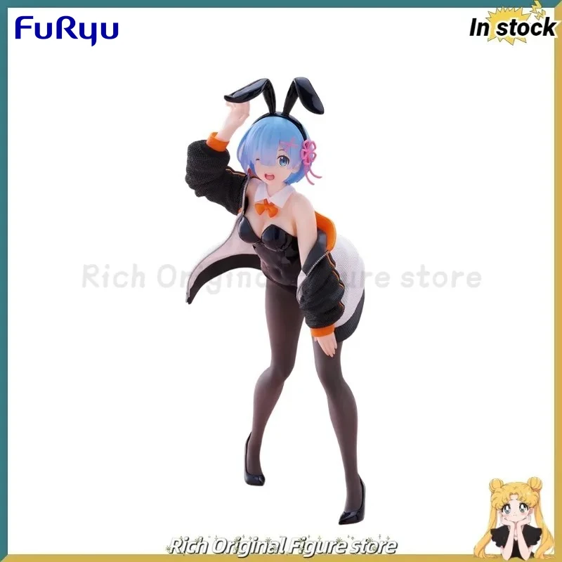 

【In Stock】Original FuRyu Re:Life in A Different Worldfrom Zero Remu ~Bunny Girl with Coat~ Model Toys