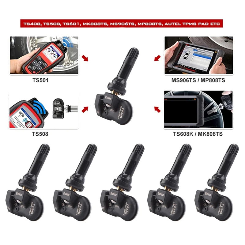 

20Pcs TPMS Tire Pressure Sensor Programmable For Autel TS408 TS508 ITS600 433Mhz 315MHZ 2 In 1 MX Sensor Monitor System
