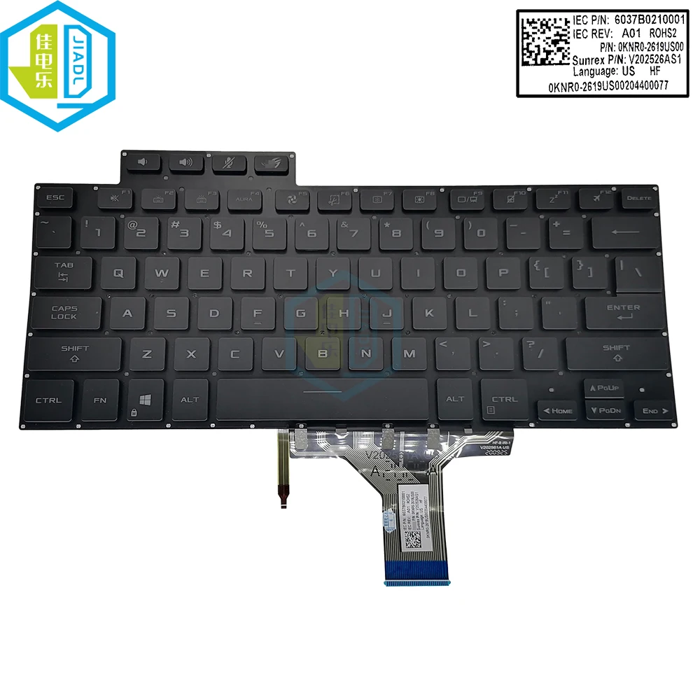 

Клавиатура с подсветкой для ASUS Flow X13 GV301 GV301Q GV301QC GV301QH