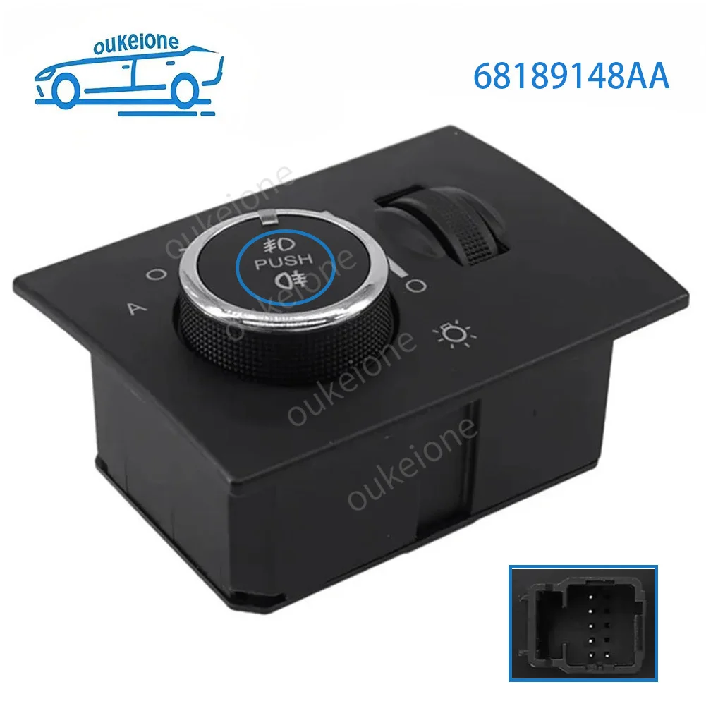 

68189148AA for Chrysler 300C Jeep Grand Cherokee Dodge Challenger Mercedes-Benz 2006-2012 2014 HeadLight Switch Fog Light Button