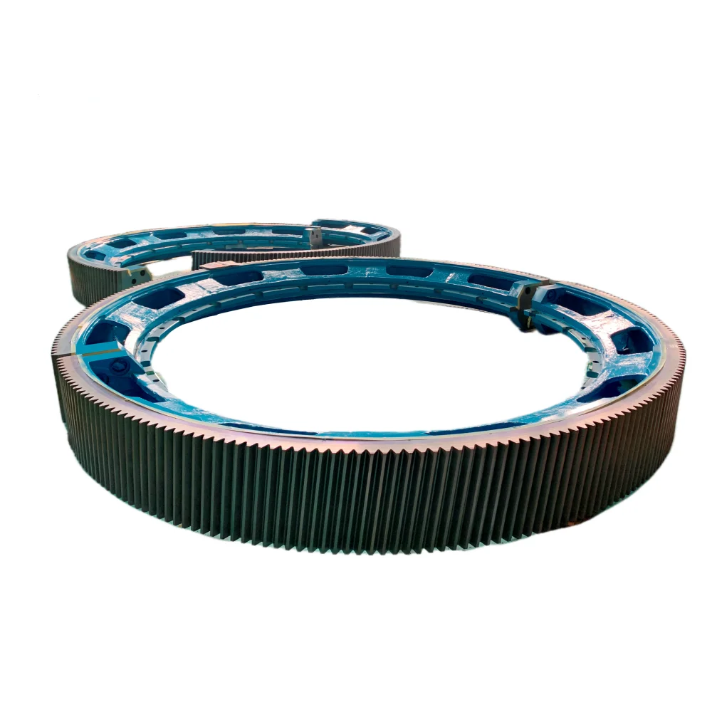 OEM Large Diameter Ring Gear Drive Split Girth Gear Casting Steel Large Half Ring Gear