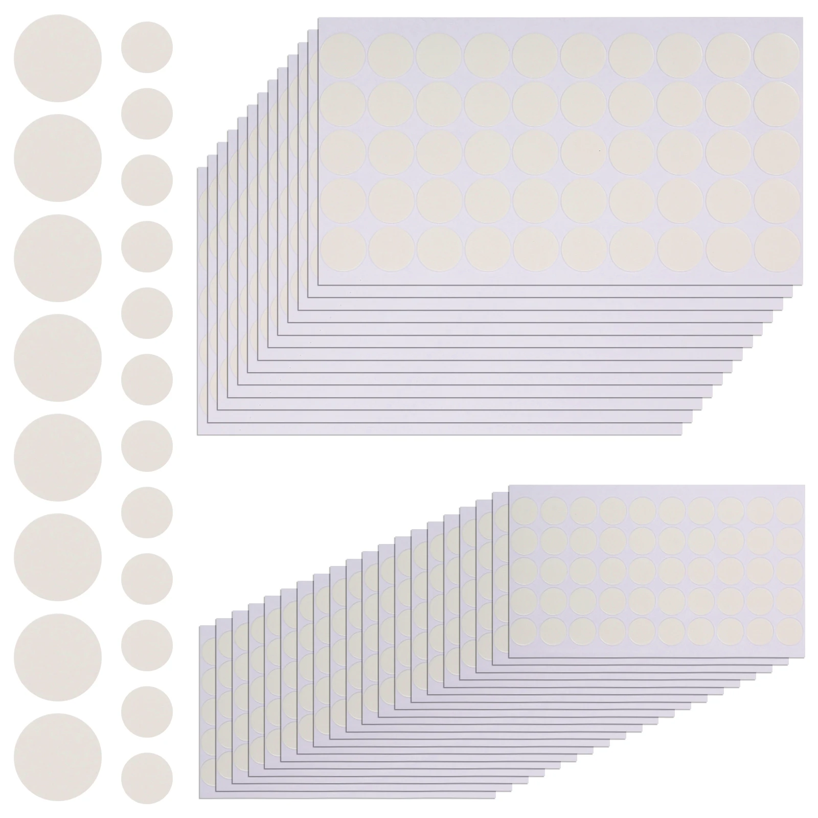 

200pcs Round Adhesive Dots Clear Double Sided Sticky Stickers No Trace Strong Mounting Tape For Crafts Wedding Decor Home Office