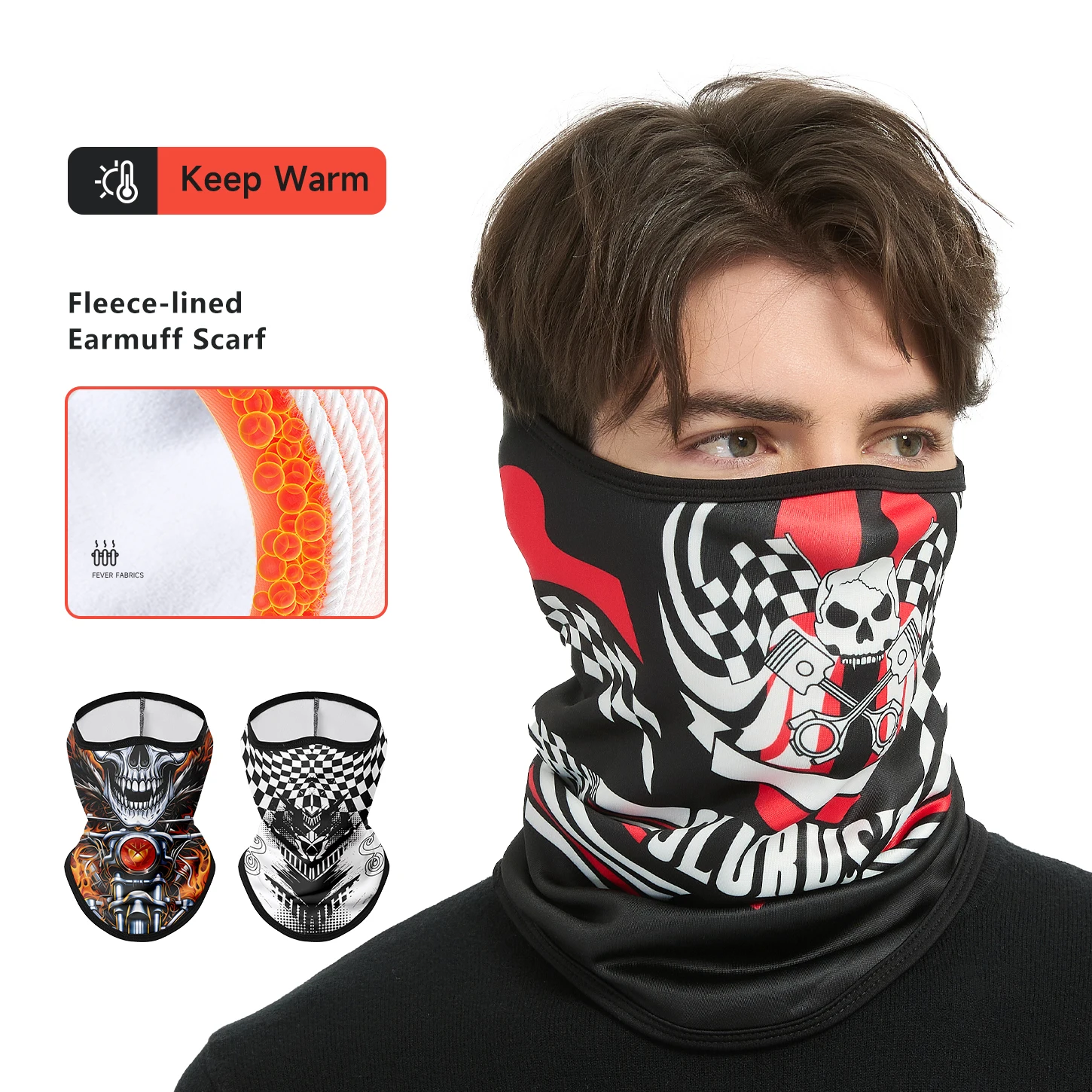 

Winter Face Mask for Riding Motorcycles Windproof Warm Skiing Face Cover Ear Neck Warmer Balaclava Cold-proof Outdoor Headgear