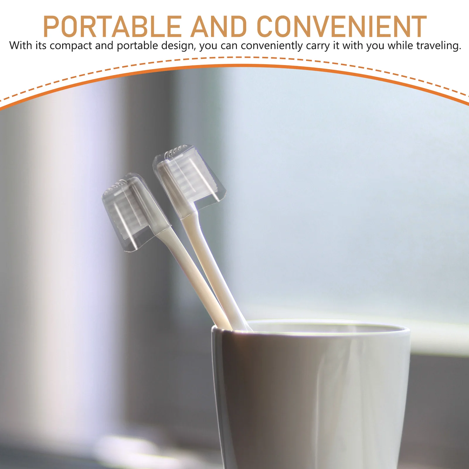 

24Pcs Toothbrush Protective Observation Cleanliness Compatible Various Models Tooth Brush Coverings Toothbrush Cover