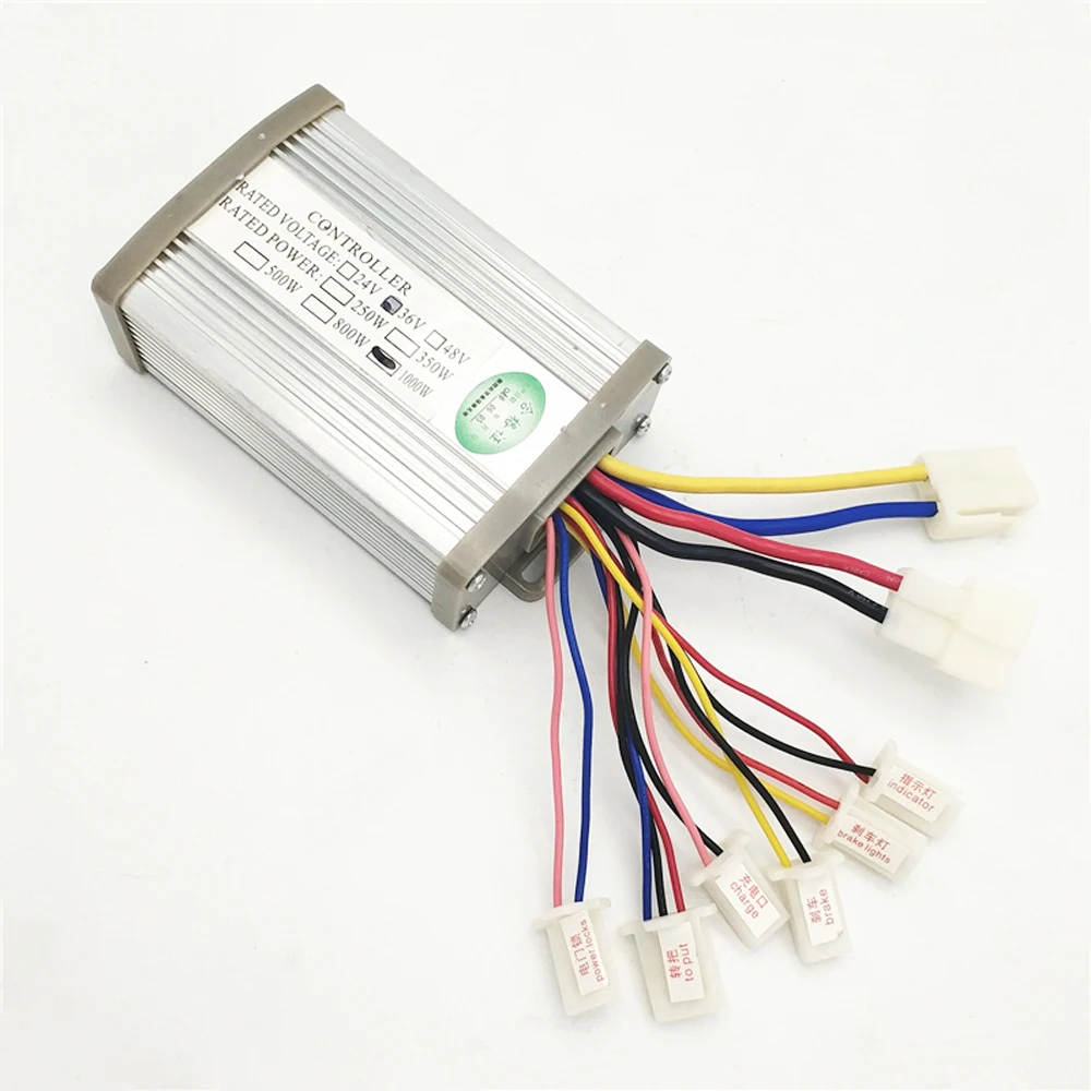 Brush Controller 24V 36V 48V 1000W Electric Vehicle Accessories Controller Dc Motor Controller Junction Box