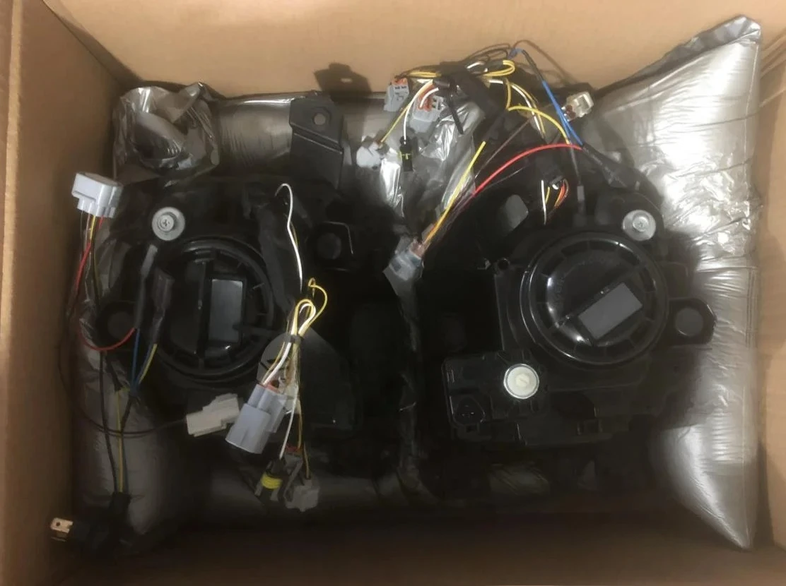 السيارات العارض كشافات الطرق الوعرة 4x4 شاحنة بيك اب كامل Led المصباح الديناميكي DRL متتابعة لسوزوكي جيمي 2019-2024