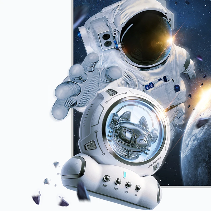 UTHAI J20 Chaopin Bluetooth Speaker Astronaut Space Cat Home Portable Desktop Decoration Nightlight Gift Card Small Sound