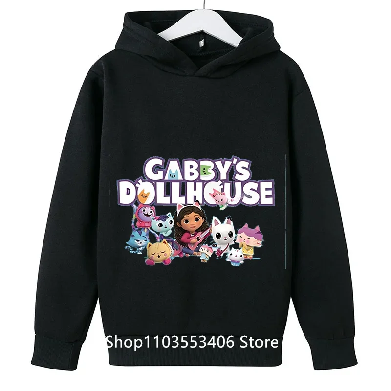 

Kids Gabby Cats Hoodie Toddler Girls Gabbys Dollhouse Clothe