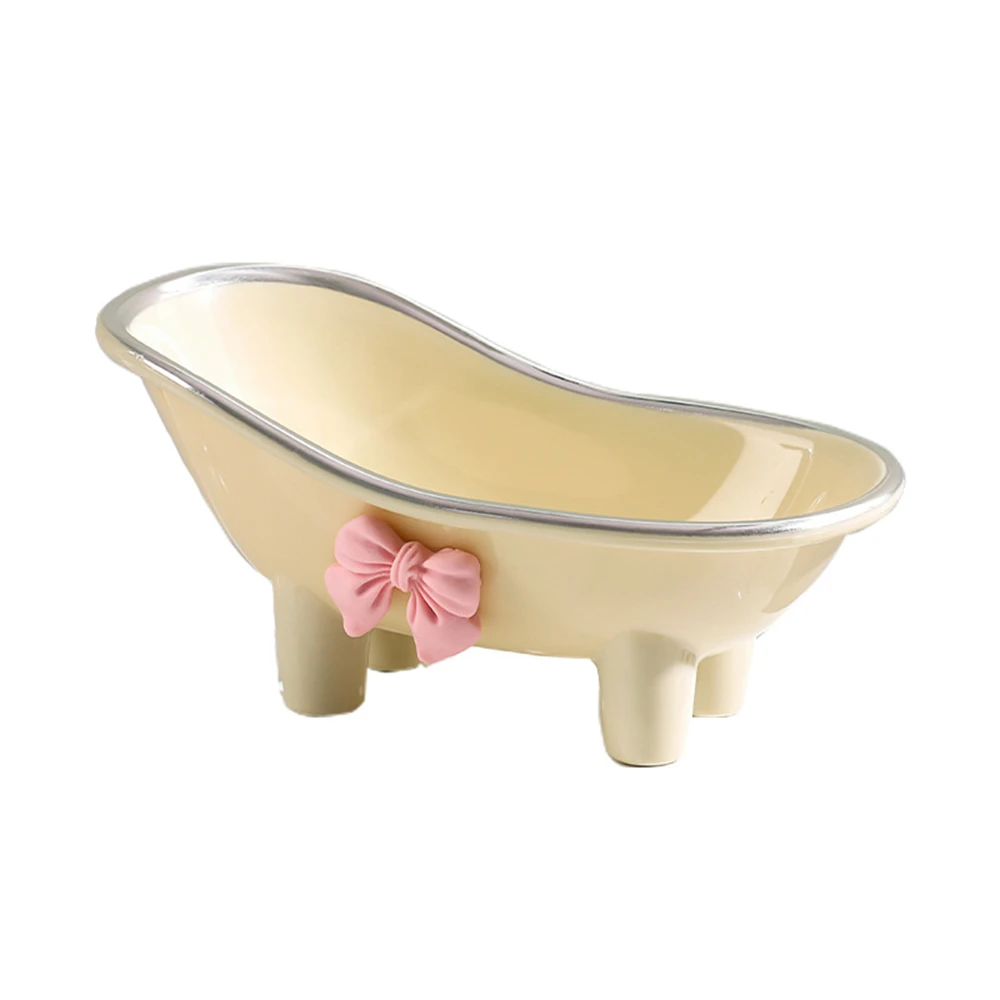 Creative Soap Box Creative And Interesting Cute And Cute Artistic Style Easy Storage Rugged And Durable Bow Soap Dish Bow