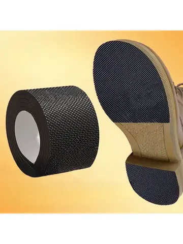 1 Roll Thick Non-Slip Wear-Resistant Shoe Sole Sticker - Anti-Abrasion Heel for Quieter, Sound-Canceling Chunky Heels Protection