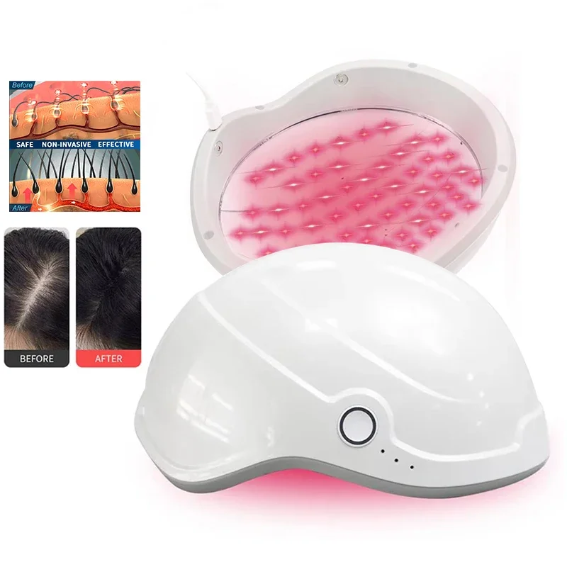 

Infrared Professional Laser Hair Generator Helmet Head Massage Cap 82 Laser Prevention Hair Loss Repair Damaged Hair Follicles