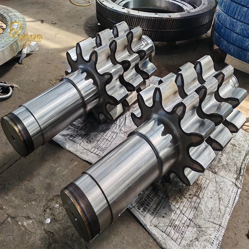 LYHGB factory supply customized large shaft gear durable forged steel shaft