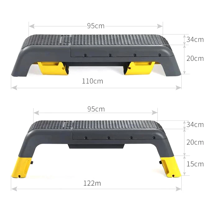 Bench Press Adjustable Aerobic Step Board Aerobic Step Bench Aerobic Step Home Exercise for Gym Fitness Accessories