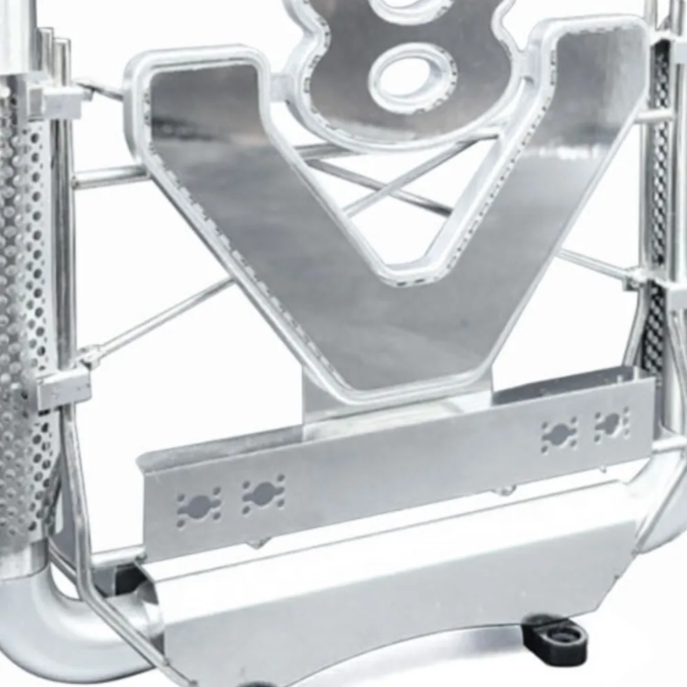 

Metal Exhaust Pipe W/LED Light Controller Upgrade Part for DIY TAMIYA 1/14 Remote Control Tractor Truck 56368 56379 Model