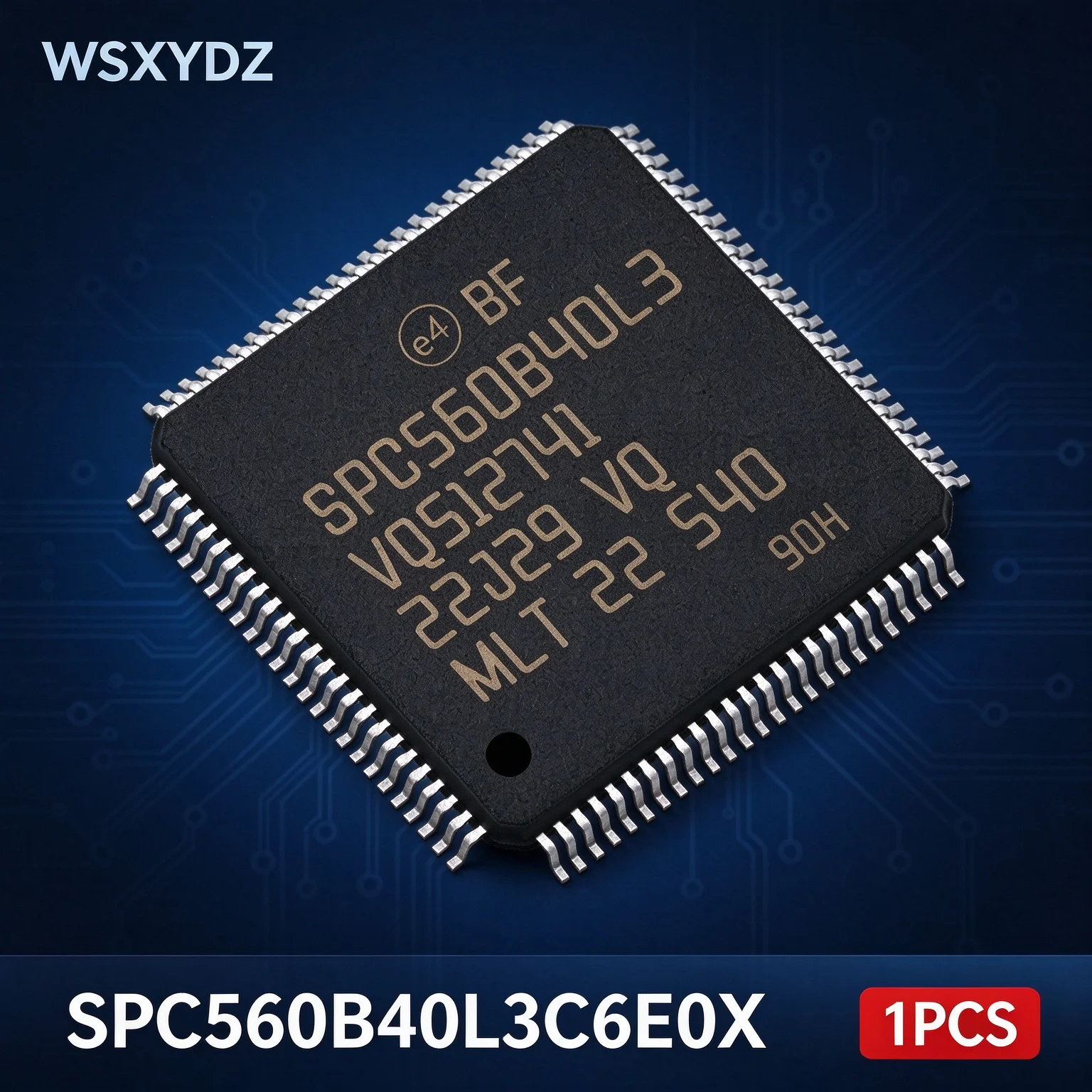 1PCS SPC560B40L3C6E0X ST SPC560B40x 32-bit Power Architecture MCU 64MHz e200z0h 256KB Flash LQFP100 Automotive Body New Original