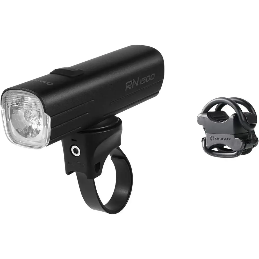 

1500 Rechargeable Bike Lights Bundle with Unil Light Mount or Flashlight
