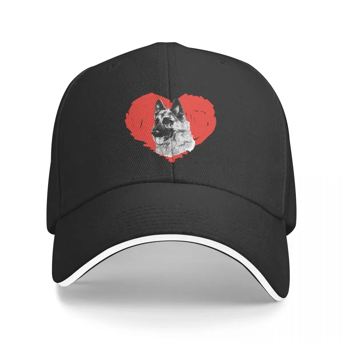 German shepherd dog love Baseball Cap Bobble Hat beach hat Hats Woman Men's