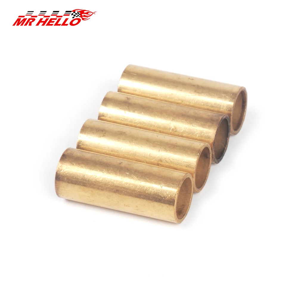 Kit boccola molla foglia bronzo stagno resistente all'usura 9/16 "I.D. 11/16 "O.D. 1-3/4 "di lunghezza 4 PZ/SET LC102366