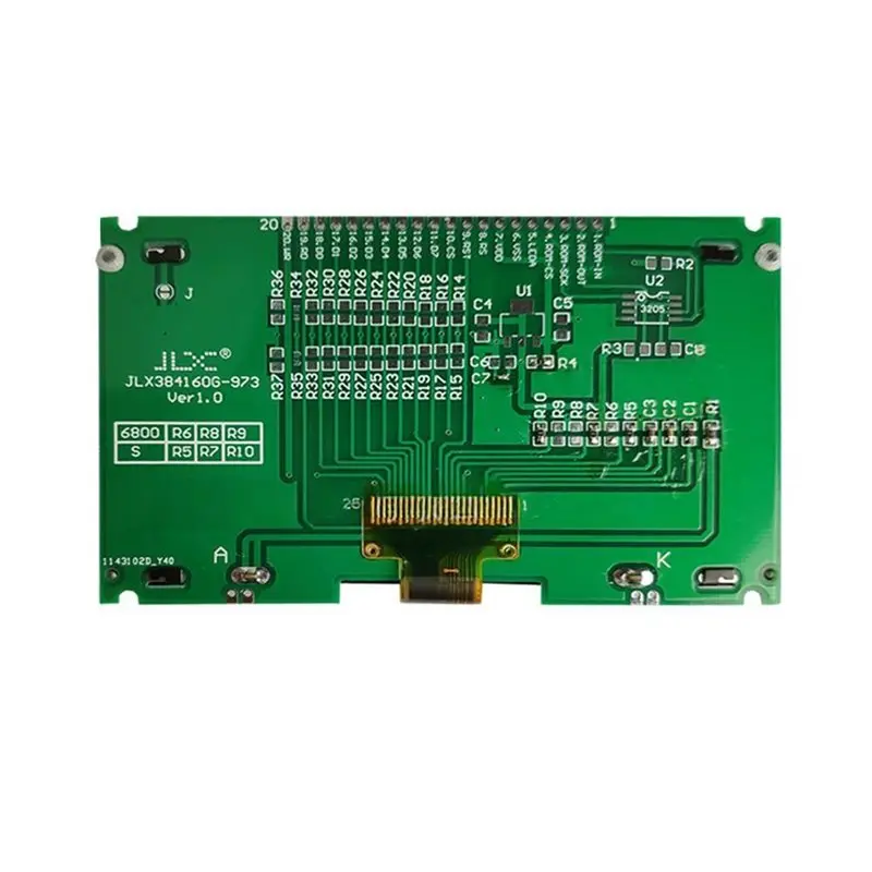 ST7586S 3.3V Power Supply Compatible 384160G-973-PN Dot Matrix LCD Display Module 384X160 Resolution Black-And-White
