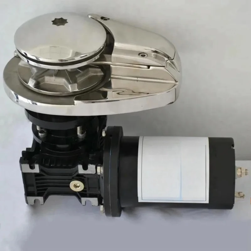 Mirror Polished Gypsy Only Vertical Anchor Windlass Anchor Winch 400W 12V/24V DC AISI 316 Stainless Steel