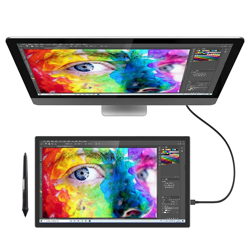 21.5 Inch 4K Professional Design Digital Pen Graphic Tablet with Screen Pen Display Tablet Graphic Drawing