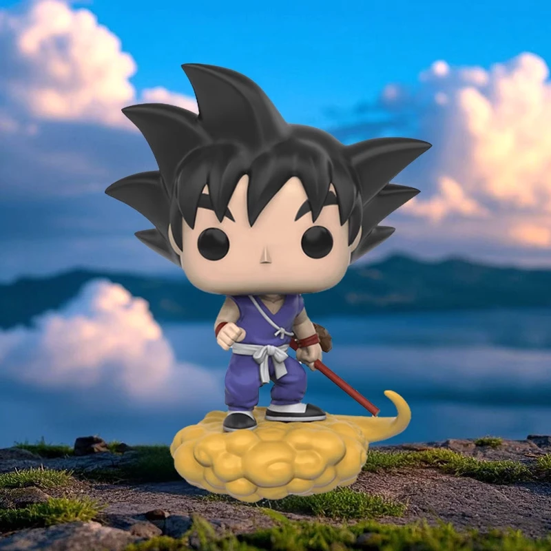 ของแท้ Edition FUNKO POP Dragon Ball: Goku กับ Flying Nimbus อะนิเมะ Action ตกแต่งเครื่องประดับของเล่นสะสม