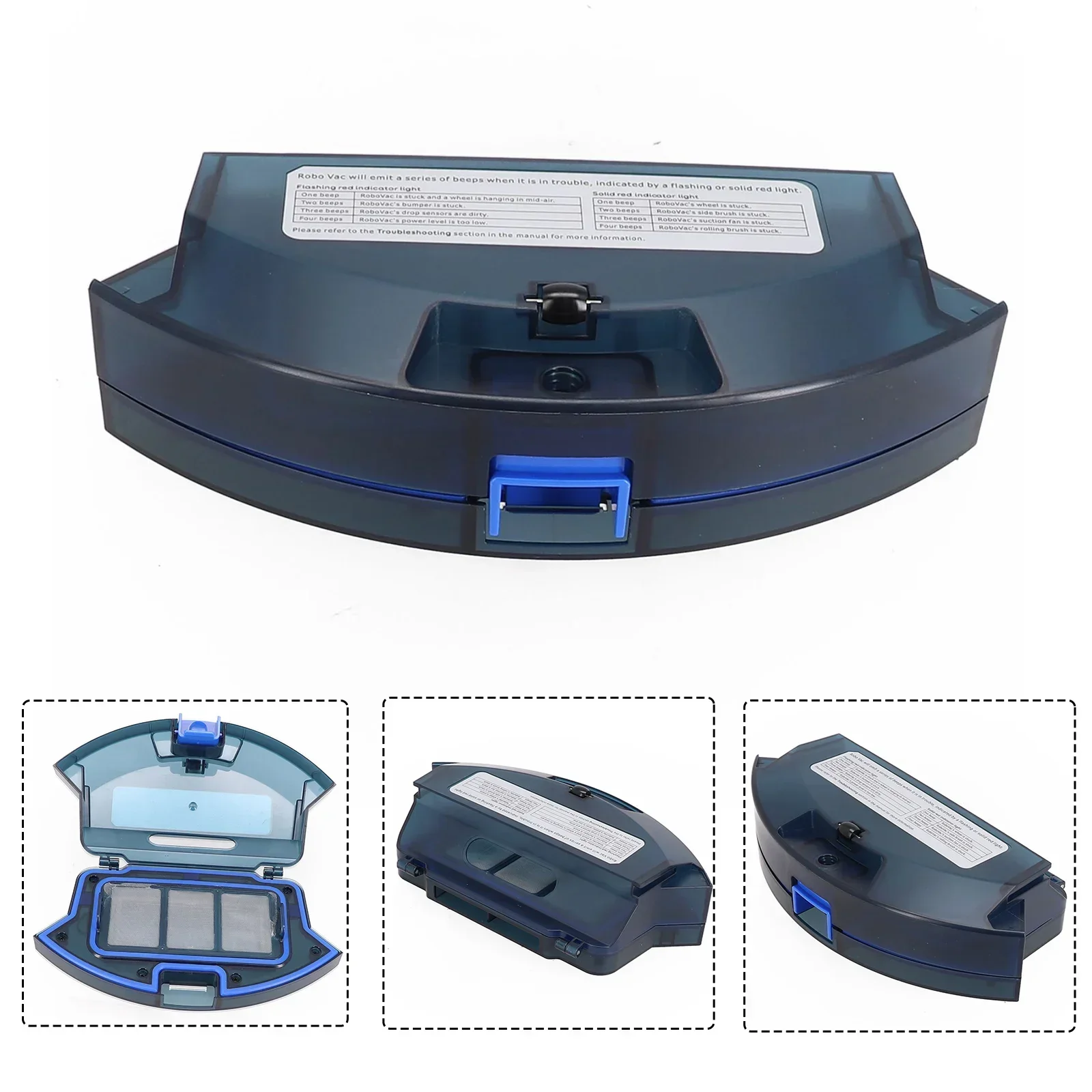 Dust Bin Box For  For RoboVac 11S, 15C, 30, 30C, 35C Robotic Vacuum Cleaner Household Vacuum Cleaner Replacement Spare Parts