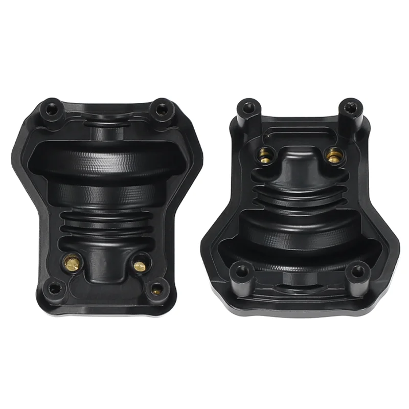 Латунная крышка переднего и заднего дифференциала для 1/10 RC Crawler FMS FCX10 RC Crawler, обновления автомобиля, детали, аксессуары