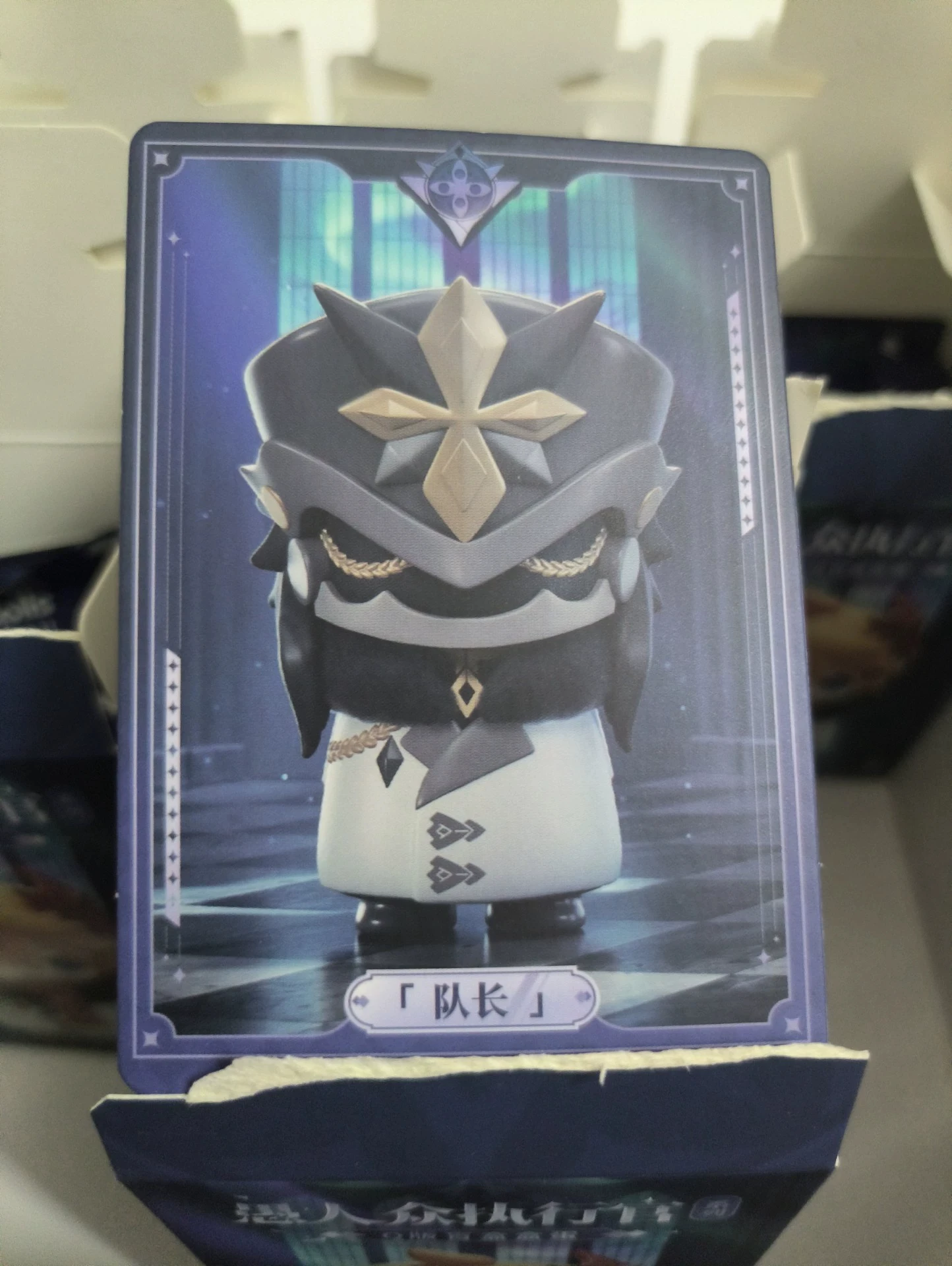 2025 New Arrival In Stock Genshin Impact Fatui Capitano Blind Box  Frost Flame Series Q-version PVC Figure Collection Cosplay