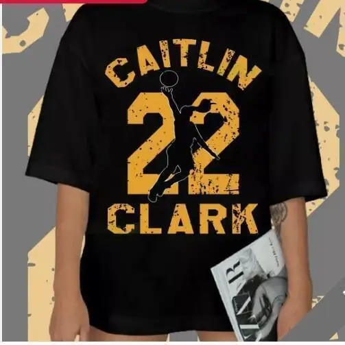 Футболка Caitlin Clark American Clark 22, размеры S-5XL