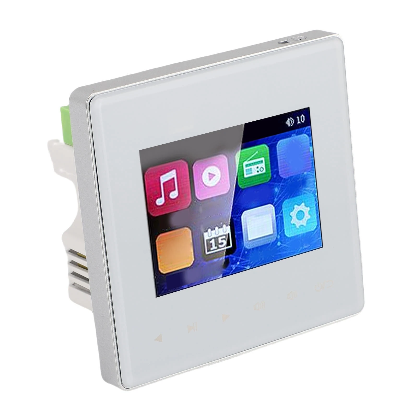 Background Music  Panel Built in FM Radio Smart Bluetooth Wall Amplifier 2.8 Inch HD  for Home Theater