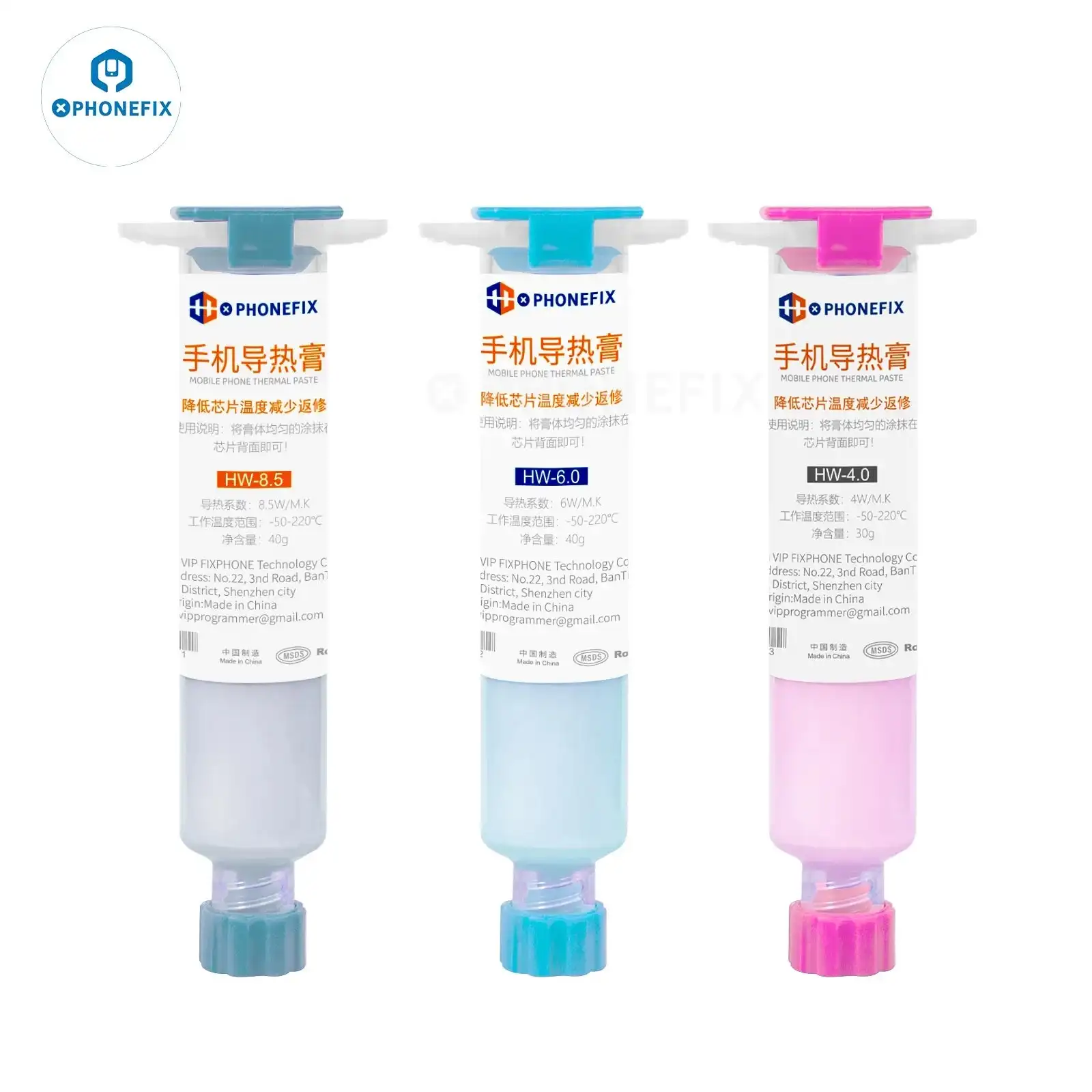 Thermal Putty 4W/6W/8.5W/m-k High Performance Heat Sink Thermal Paste For Phone chipset CPU VGA GPU IC Processor Rapid Cooling