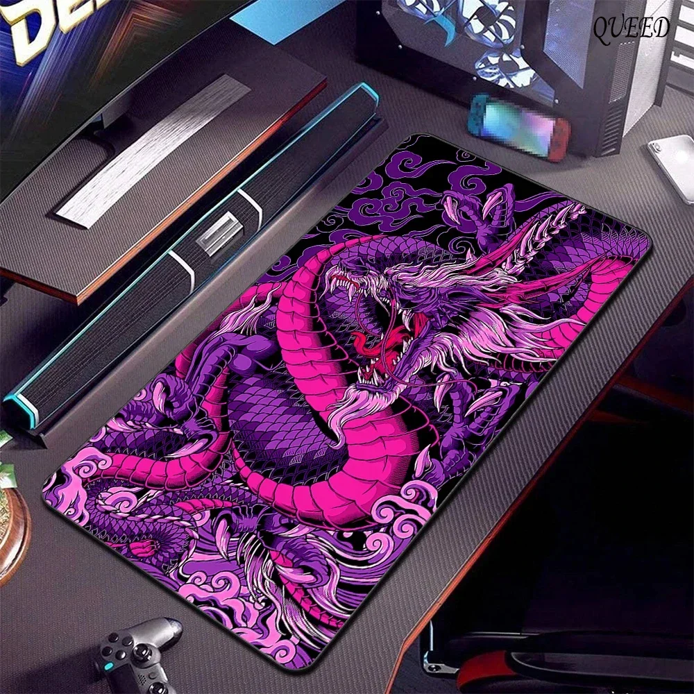 Computer Gaming Table Carpet Desk Mat XXL 900x450mm Mouse Mat Leather Keyboard Pads Gaming Mouse Pad Large Dragon Gamer Mousepad